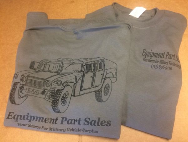 Equipment Parts Sales T-Shirt (HMMWV) (CHARCOAL)