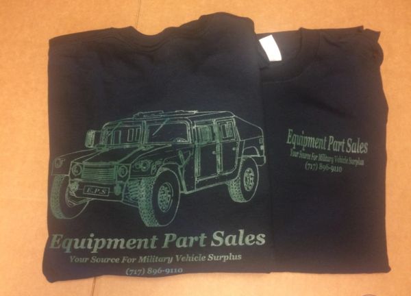 Equipment Parts Sales T-Shirt (HMMWV) (BLACK)