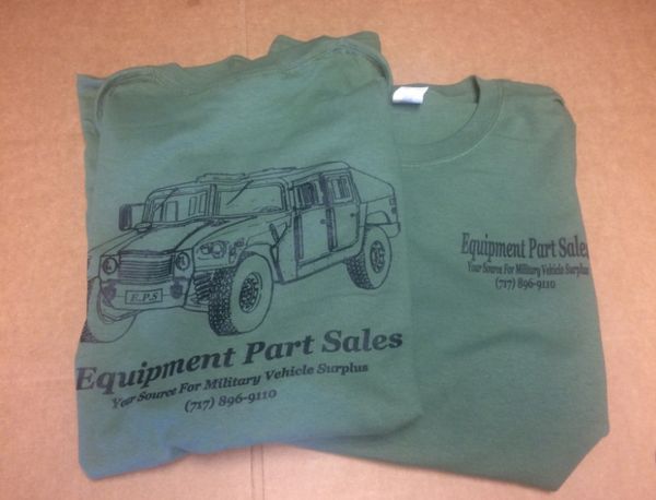 Equipment Parts Sales T-Shirt (HMMWV) (GREEN)