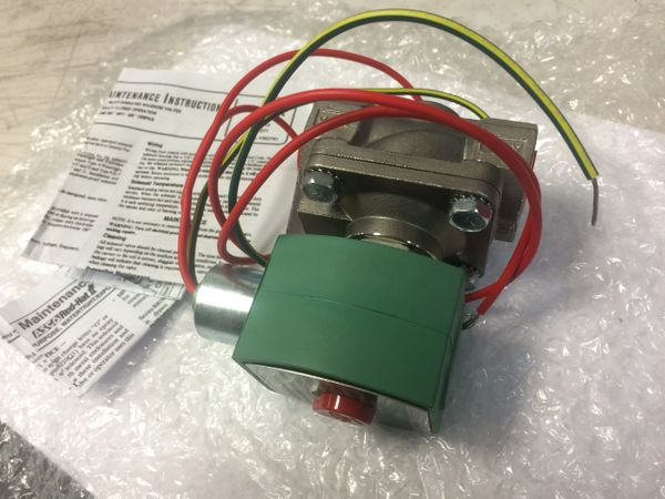 ASCO REDHAT 8210 2-WAY SOLENOID VALVE 8210G087 120/60, 110/50 NEW