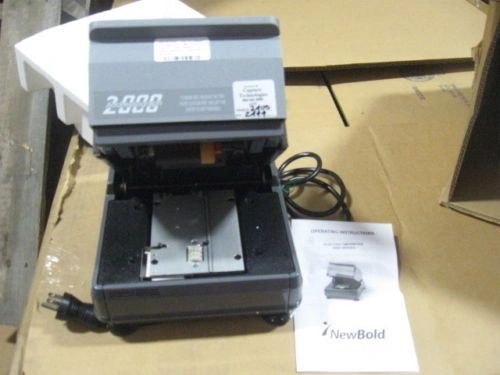 NEWBOLD ELECTRIC EMBOSSING IMPRINTER ADDRESSOGRAPH MODEL 2400 NEW