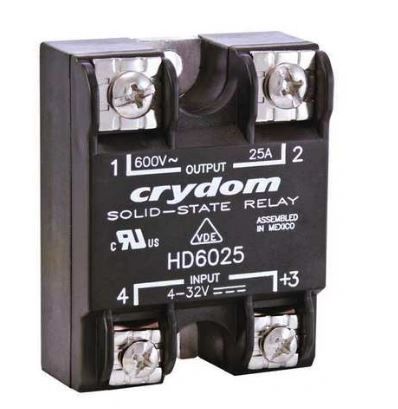 SOLID STATE RELAY HD4825, 4 TO 32VDC, 25A NOS