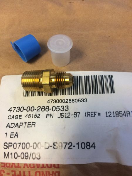 M1078 ADAPTER J512-97, 4730-00-266-0533 NOS