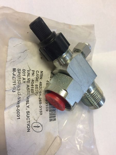 M997 AMBULANCE AC VALVE 404188, 4820-01-265-3159 NOS