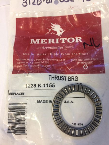 M1078 THRUST WASHER BEARING 1228K1155, 3120-01-362-4367 NOS