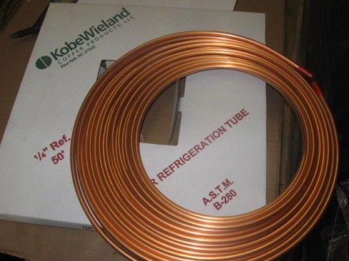 KOBE WIELAND 1/4" X 50' COPPER REFRIGERATION TUBE NEW