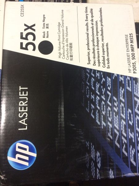 HP LASERJET 55X PRINTER CARTRIDGE CE255X BLACK NEW