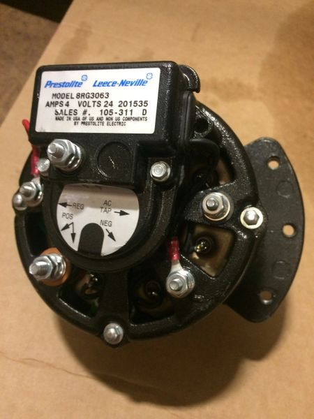 PRESTOLITE ALTERNATOR 8RG3063, 6115-01-459-1661 NOS