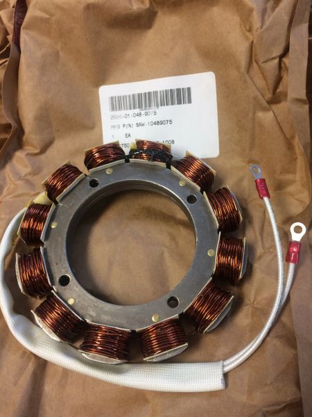 MEP GENERATOR ENGINE STATOR SAW-10489075, 2920-01-048-9075 NOS