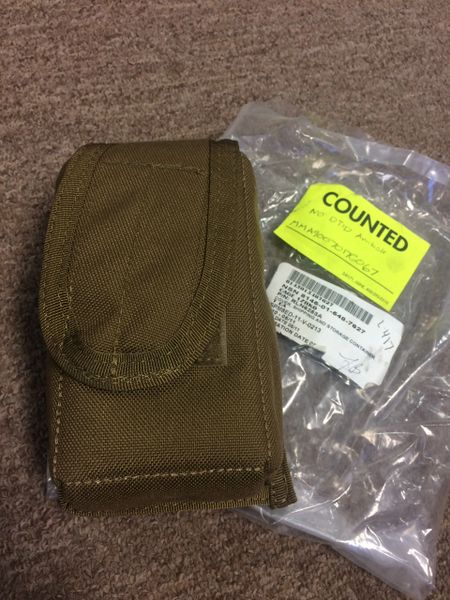 COYOTE BROWN INTRA SQUAD RADIO STORAGE CASE RLN6253A, 8145-01-548 ...