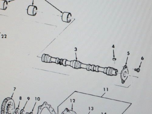 M151 JEEP ENGINE CAMSHAFT 8754655 NOS