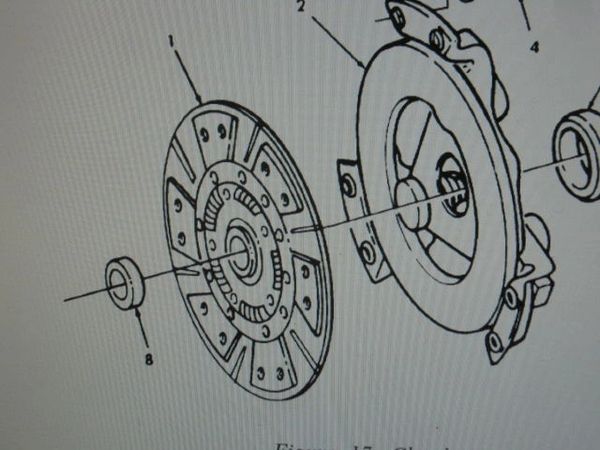 M151 JEEP CLUTCH PLATE 10913204 NOS