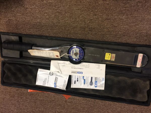 CDI FT-LB TORQUE WRENCH 1753LDFNSS, 5120-00-640-6364 NOS