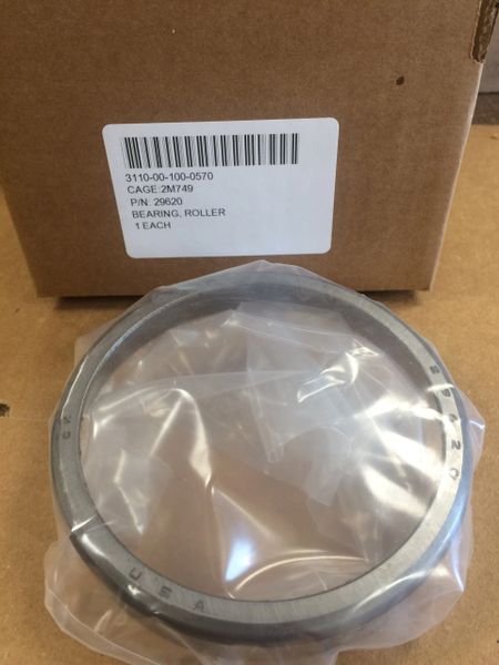 5 TON ROLLER BEARING 29620, 3110-00-100-0570 NOS