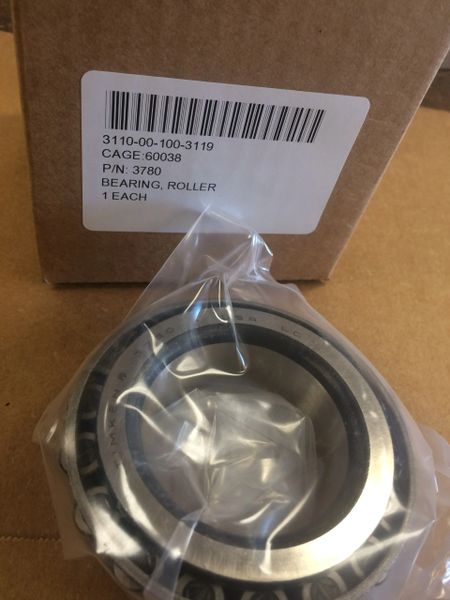 5 TON ROLLER BEARING 3780, 3110-00-100-3119 NOS