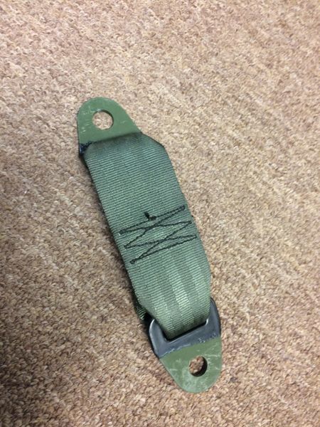 M44 SEAT BELT 12301489, 2540-01-245-2445 NOS