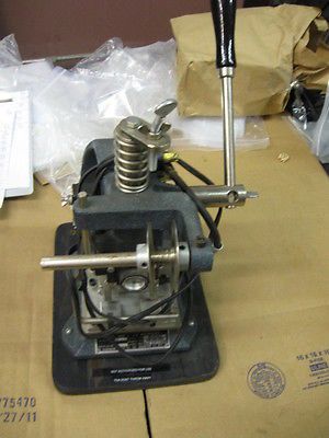 ACKERMAN-GOULD MM-2 WIRE MARKING MACHINE USED