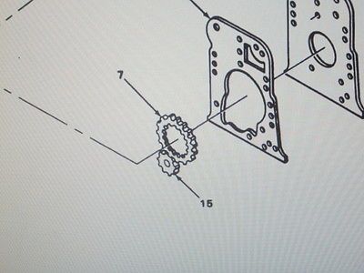 M561 GAMA GOAT OIL PUMP GEAR DRIVE 5142917 NOS