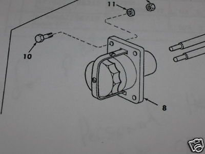 M35 2-1/2 TON SLAVE RECEPTACLE CONNECTOR 7321299 NOS