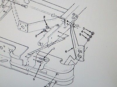 M1008 REAR BUMPER BRACE 14021344 14067784 NOS