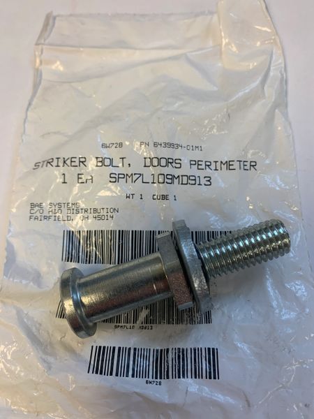 MRAP STRIKER DOOR BOLT 6439934-01M1, 2510-01-569-6446 NOS