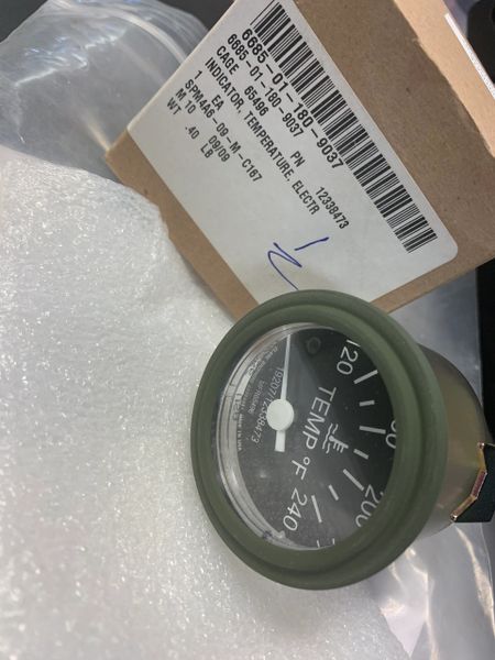 M998 TEMPERATURE INDICATOR GAGE 12338473, 6685-01-180-9037 NOS