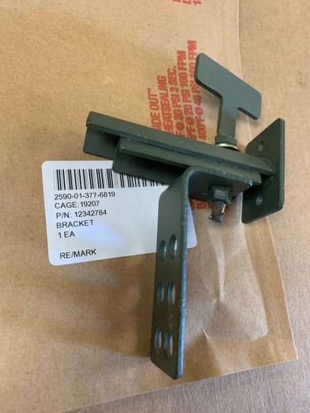 M998 RIFLE MOUNT BRACKET 12342784, 2590-01-377-6819 NOS