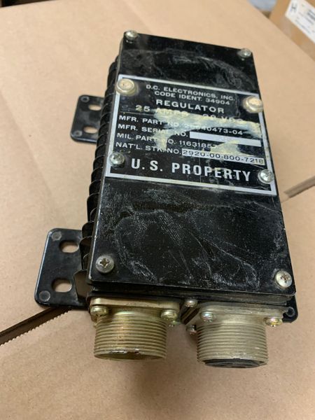 M151 M35 VOLTAGE REGULATOR 11631857, 2920-00-800-7218 | Military 