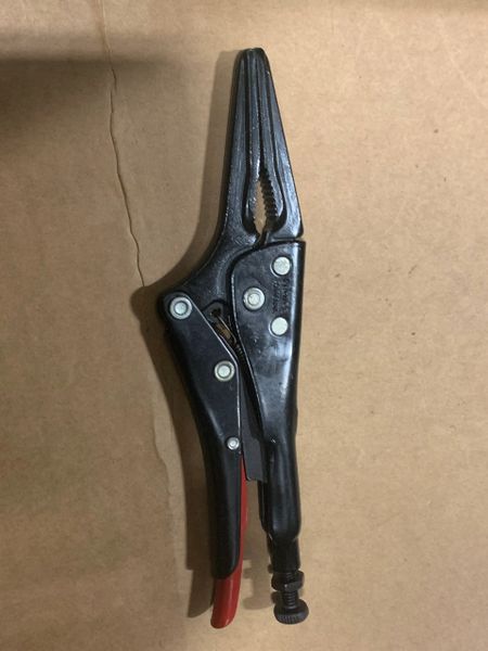 PROTO 6" LONG NOSE LOCKING PLIERS 286LNXL USED