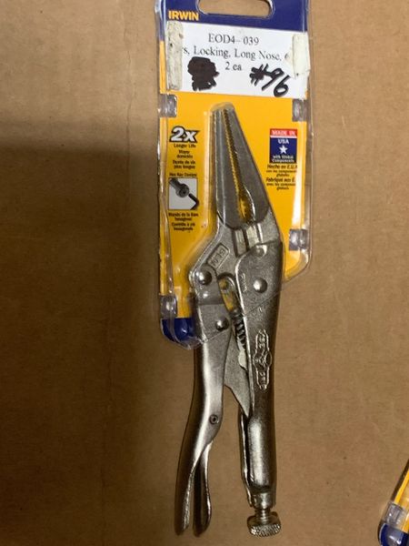 IRWIN 6" LONG NOSE PLIERS 6LN NEW