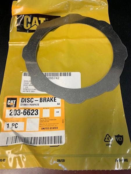 CAT DISC BRAKE 203-6623, 2530-01-566-6742 NOS