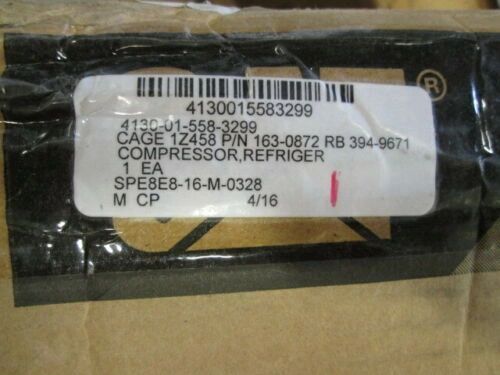 CAT COMPRESSOR 163-0872, 4130-01-558-3299 NOS