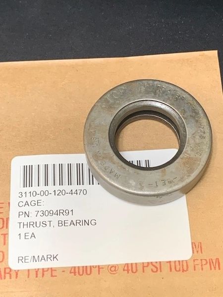 THRUST BEARING 73094R91, 3110-00-120-4470 NOS