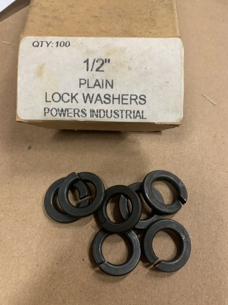 100 LOCK WASHERS 1/2" B18.21.1, MS35338-48M, 5310-00-515-9957 NOS