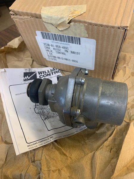 HEMTT PRESSURE RELAY VALVE 3WB197, 117262, 2530-01-058-4931 NOS