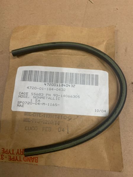 M998 NONMETALLIC TUBING 5740211, 4720-01-184-0432 NOS