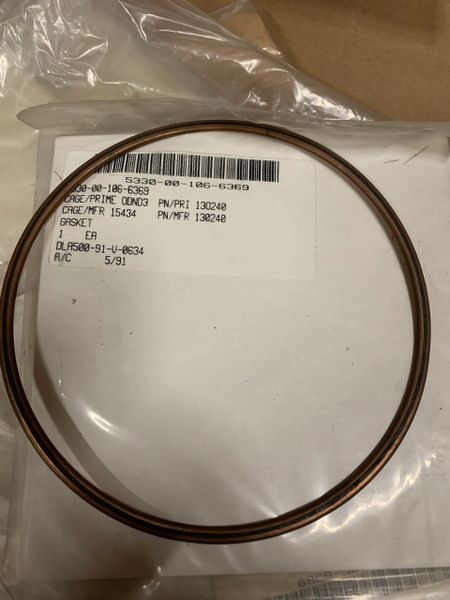 M900 SERIES GASKET 130240, 5330-00-106-6369 NOS