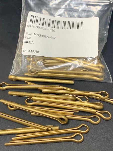 20 Cotter Pins Ms24665 462 5315 00 264 1630 Nos Military Truck Parts Equipment Parts Sales 