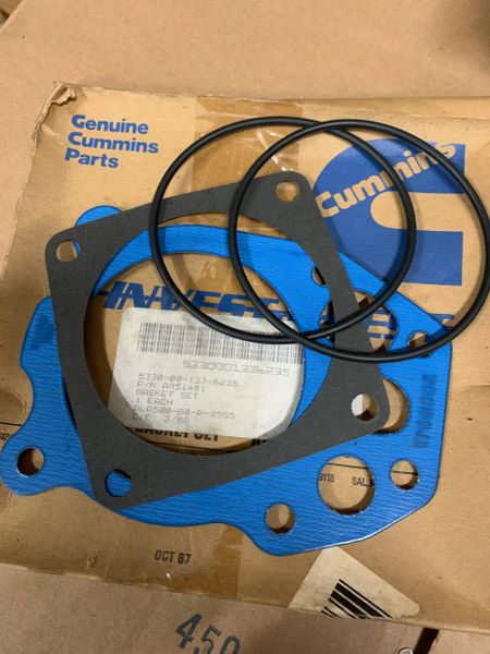 CUMMINS GASKET SET AR51481, 5330-00-133-6235 NOS