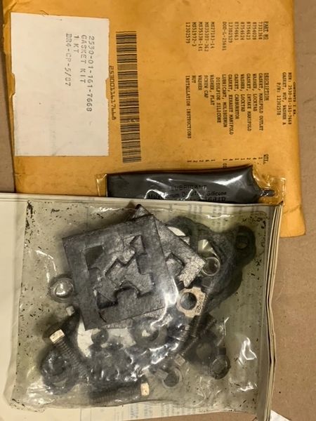 M151 EXHAUST AND GASKET KIT 12302578, 2815-01-161-7668 NOS