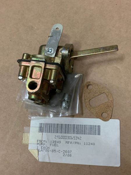 FUEL PUMP 149-1784, 11240, 149A618, 2910-00-306-5342 NOS