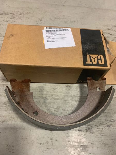 CAT BRAKE SHOE LINER 283-9972, 2839972, 2530-01-516-9703 NOS