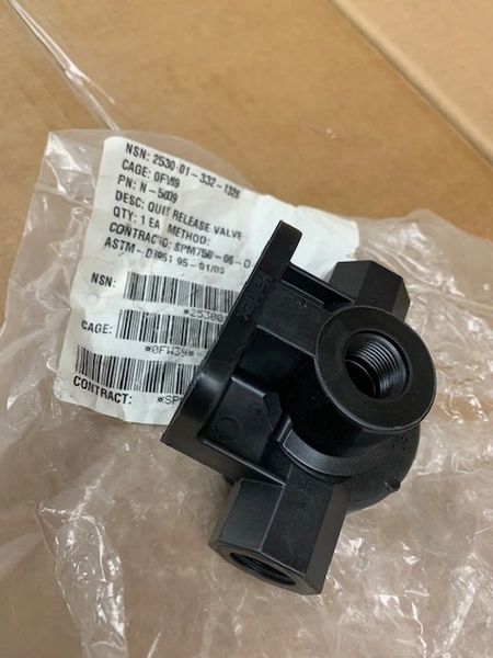 FMTV BRAKE VALVE N-50009, 2530-01-332-1326 NOS