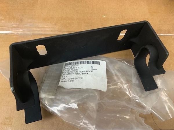 M998 TOOL TRAY BRACKET 12340286, 2590-01-188-3237 NOS