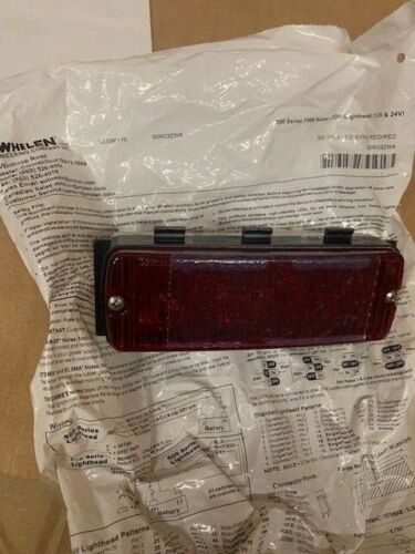 WHELEN RED LED 500 SERIES LIGHT MARKER, 12V & 24V, 50R03ZRR NOS