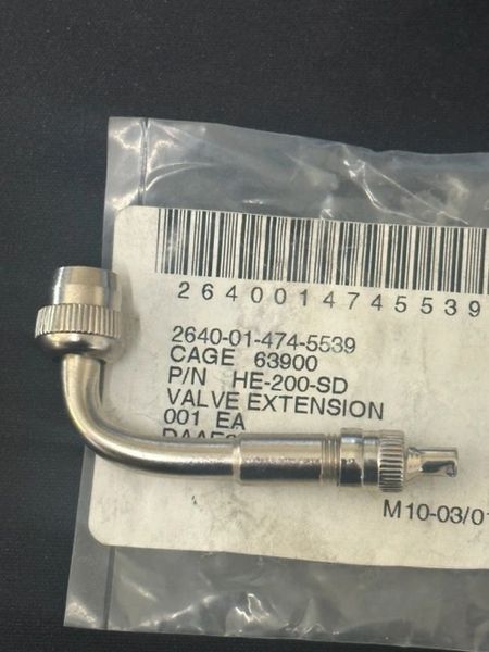 EXTENSION VALVE HE-200-SD, 2530-01-474-5539 NOS