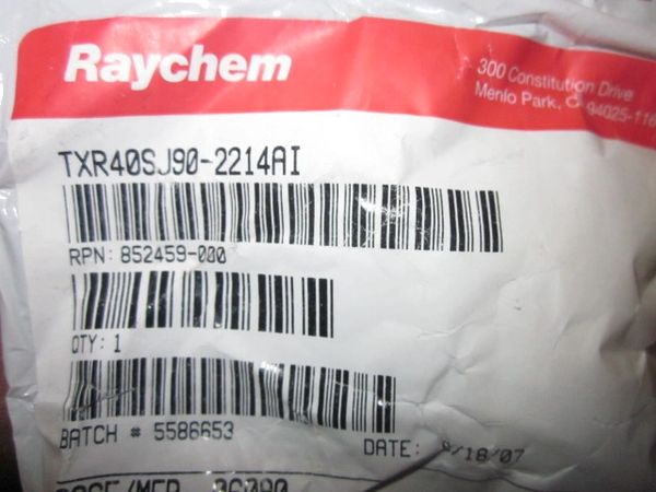 RAYCHEM TXR40SJ90-2214AI 852459-000 NEW