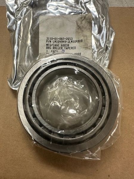 M1009 FRONT ROTOR INNER BEARING 7455617, 3110-01-087-2653 NOS