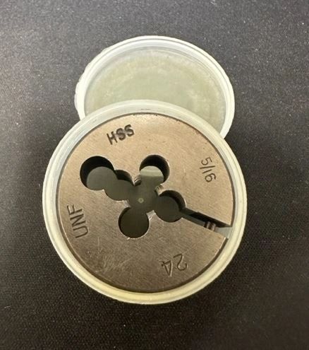 HSS THREAD CUTTING DIE 5/16-24 UNF, 23216, 31180, 1195 NOS