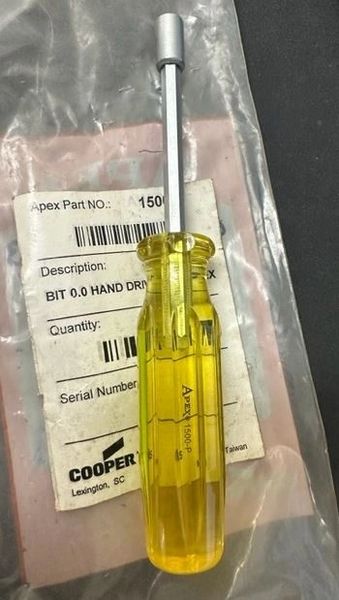 APEX MULTIBIT SCREWDRIVER 1500-P, #1/4 HEX NOS